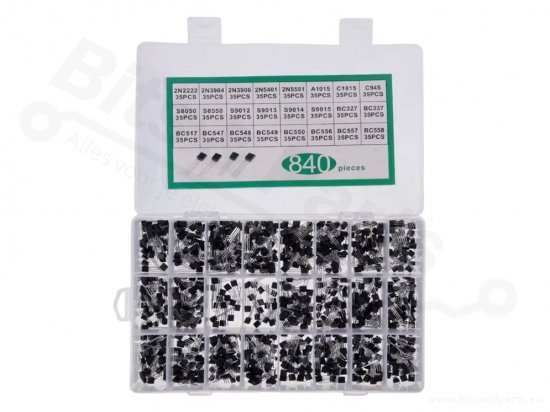 Transistor set 840-piece PNP/NPN